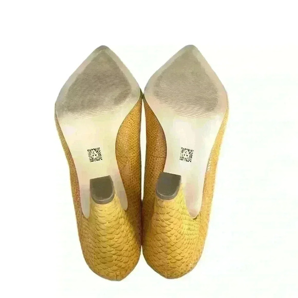 ANNE KLEIN Woman’s Hollyn  Snake Embossed Suede Pump Size 8.5​ - Picture 4 of 8